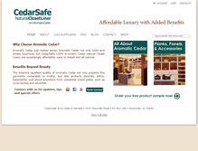 Tablet Screenshot of cedarsafe.com
